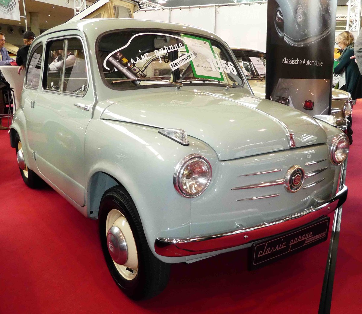 =Fiat 600, Bj. 1956, ausgestellt bei den Retro Classics Stuttgart im März 2017
