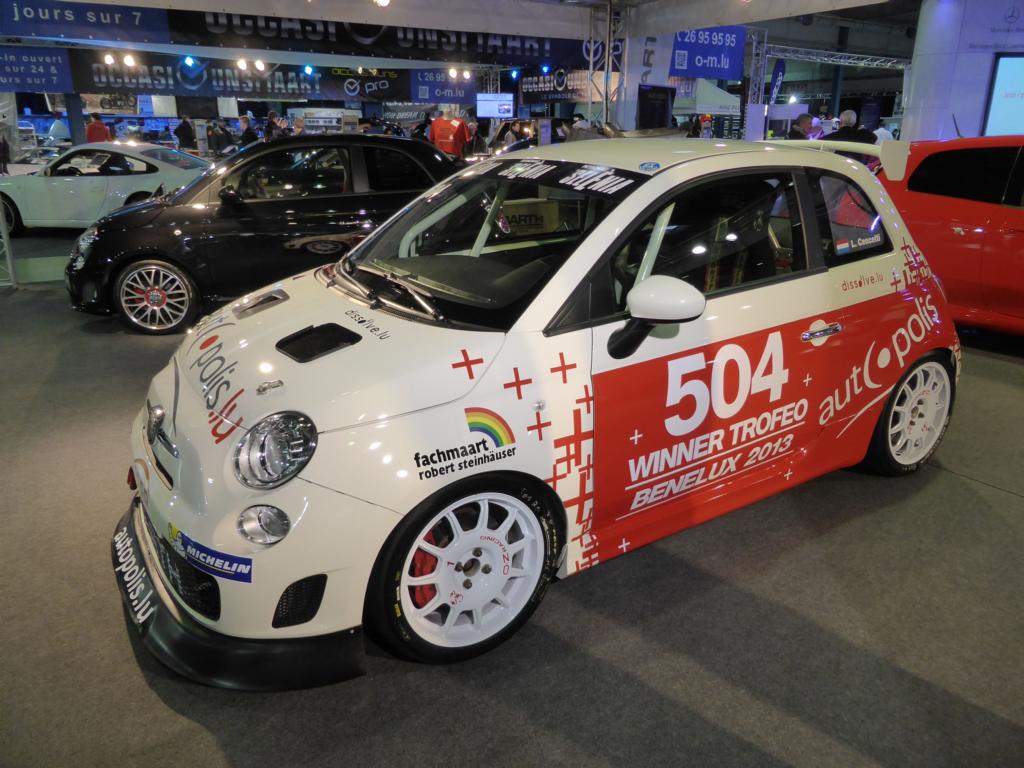 FIAT Abarth 500 auf der International Motor Show in Luxemburg am 23.11.2013