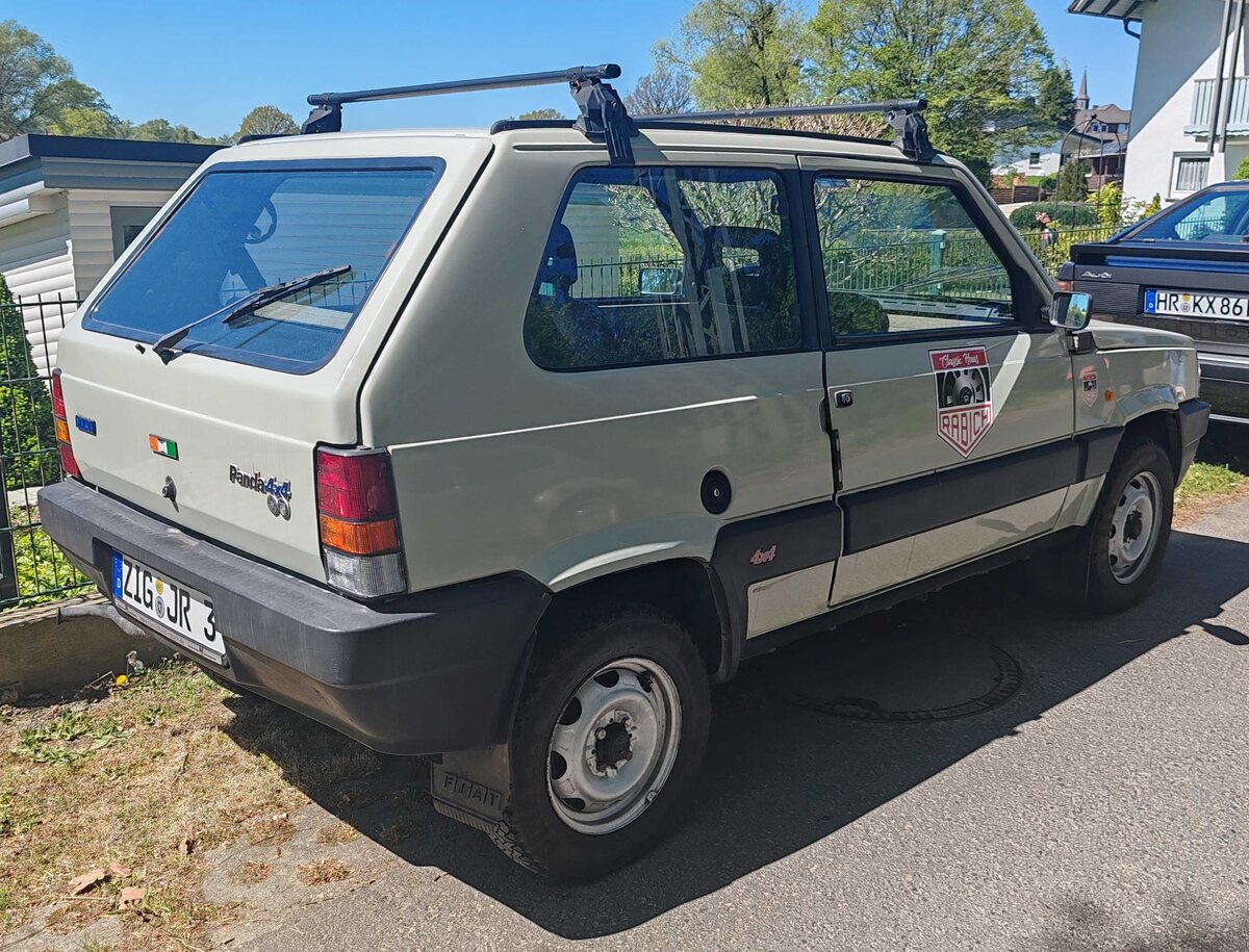 =Fiat Panda 4x4, gesehen bei der Oldtimerschau in Wasenberg, 05-2025