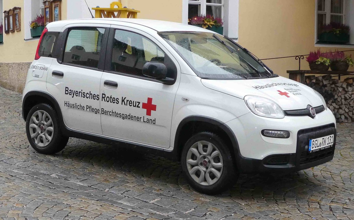 =Fiat Panda vom BRK unterwegs in Berchtesgaden im Dezember 2018
