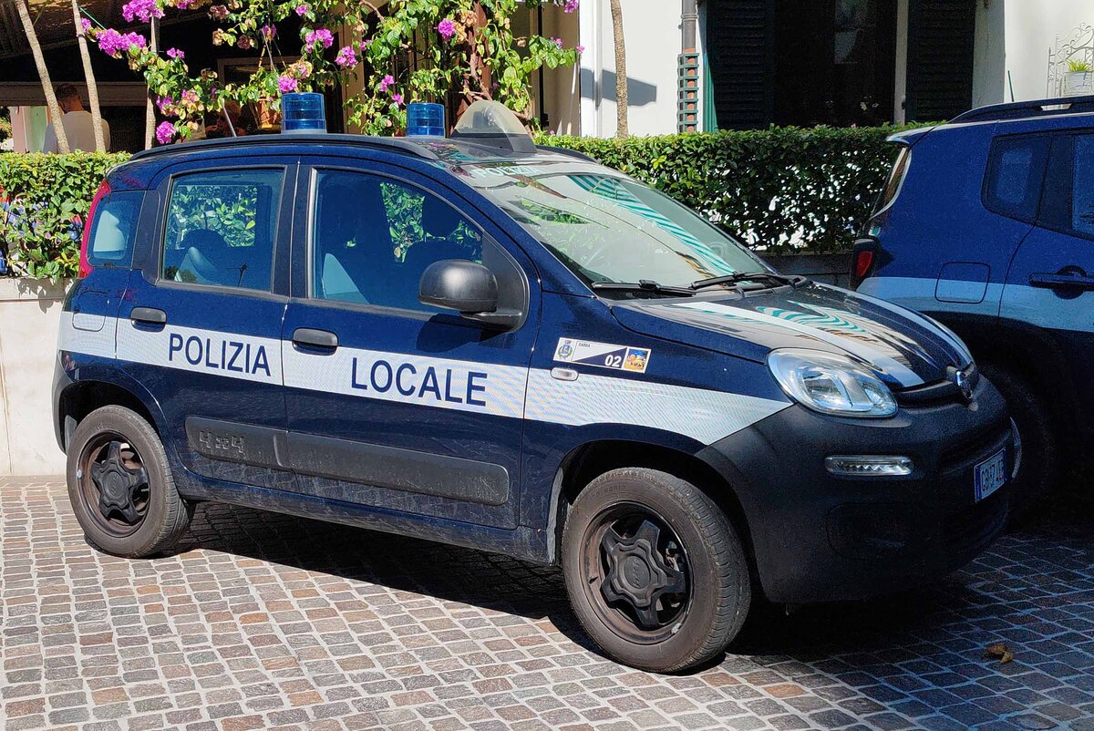 =Fiat Panda der Polizia Locale von Garda, 09-2025