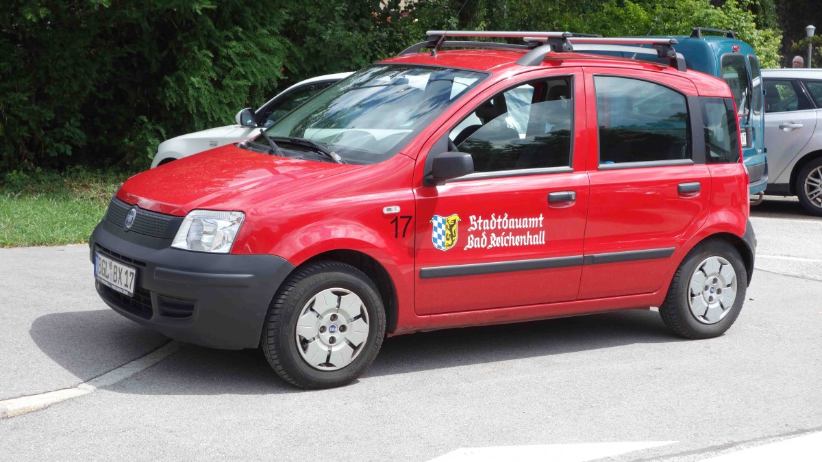 Fiat Panda vom Stadtbauamt Bad Reichenhall, Juli 2015