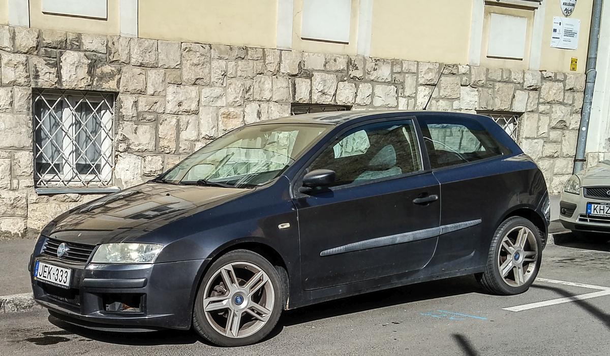 Fiat Stilo Sporting. Foto: Pécs, Ungarn, September, 2019.
