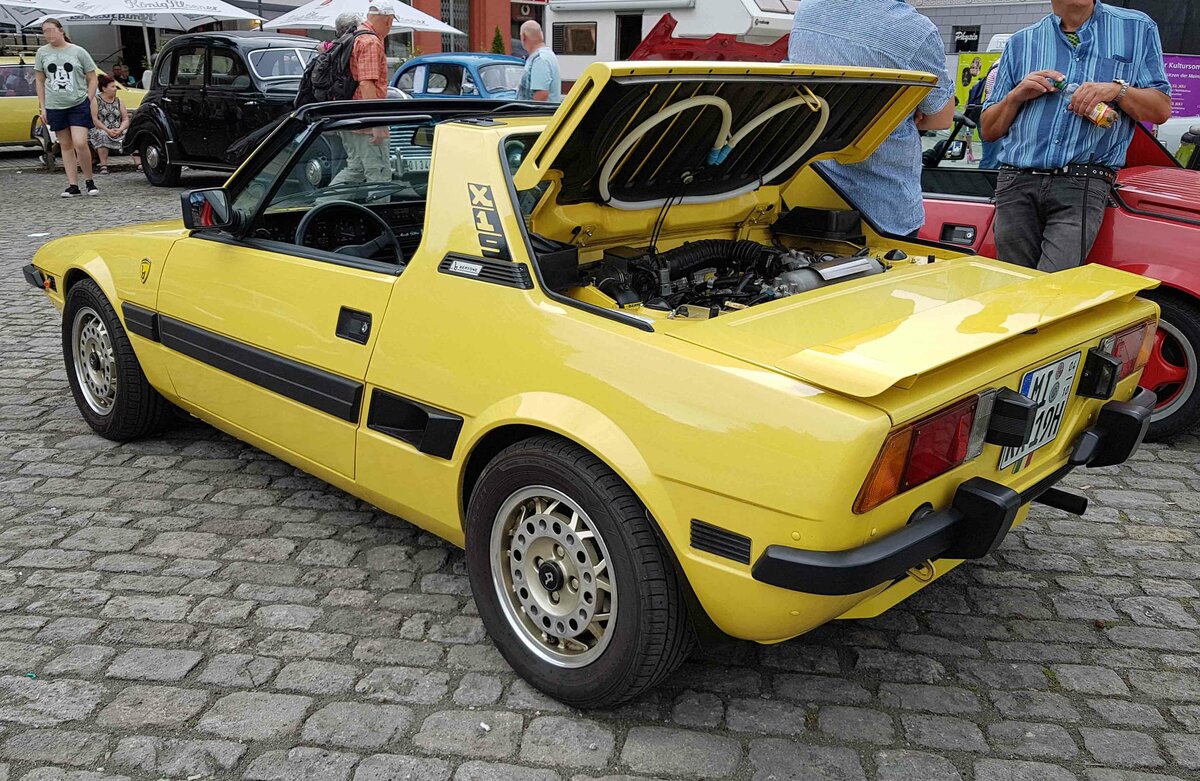 =Fiat X 1/9, ausgestellt bei den Meiningen Classic 2022 im Juli