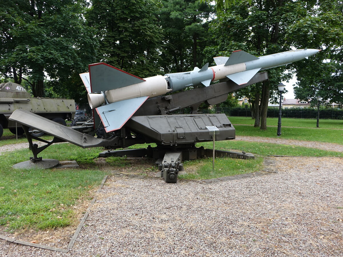 Flugabwehrrakete S-75 Wolchow, Muzeum Historii i Tradycji Żołnierzy Suwalki (04.08.2021)