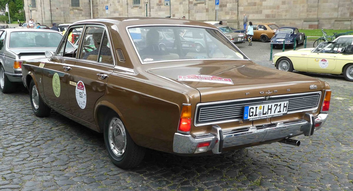 =Ford 20 M, Bj. 1971, 1985 ccm, 90 PS, unterwegs in Fulda anl. der SACHS-FRANKEN-CLASSIC im Juni 2019