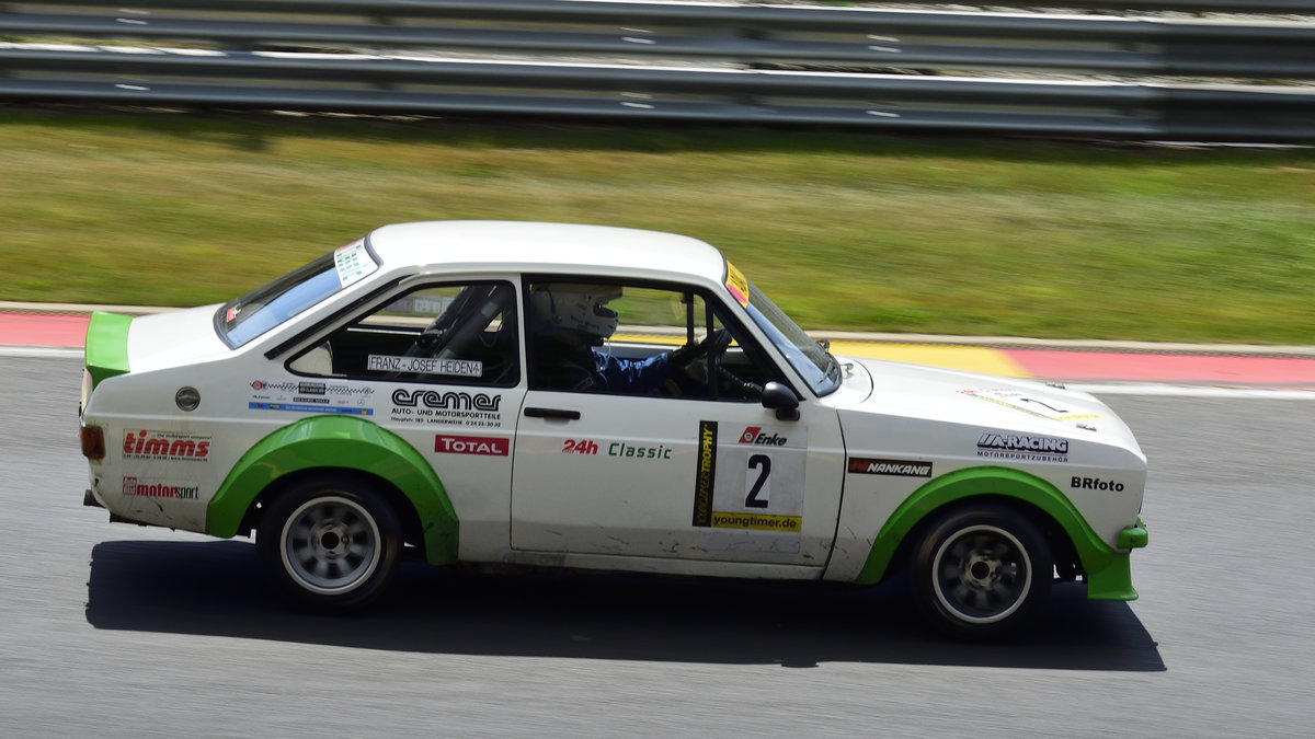 Ford Escort RS2000, Youngtimer Trophy Rennen 1, beim Youngtimer Festival in Spa Francorchamps am 15.07.2018