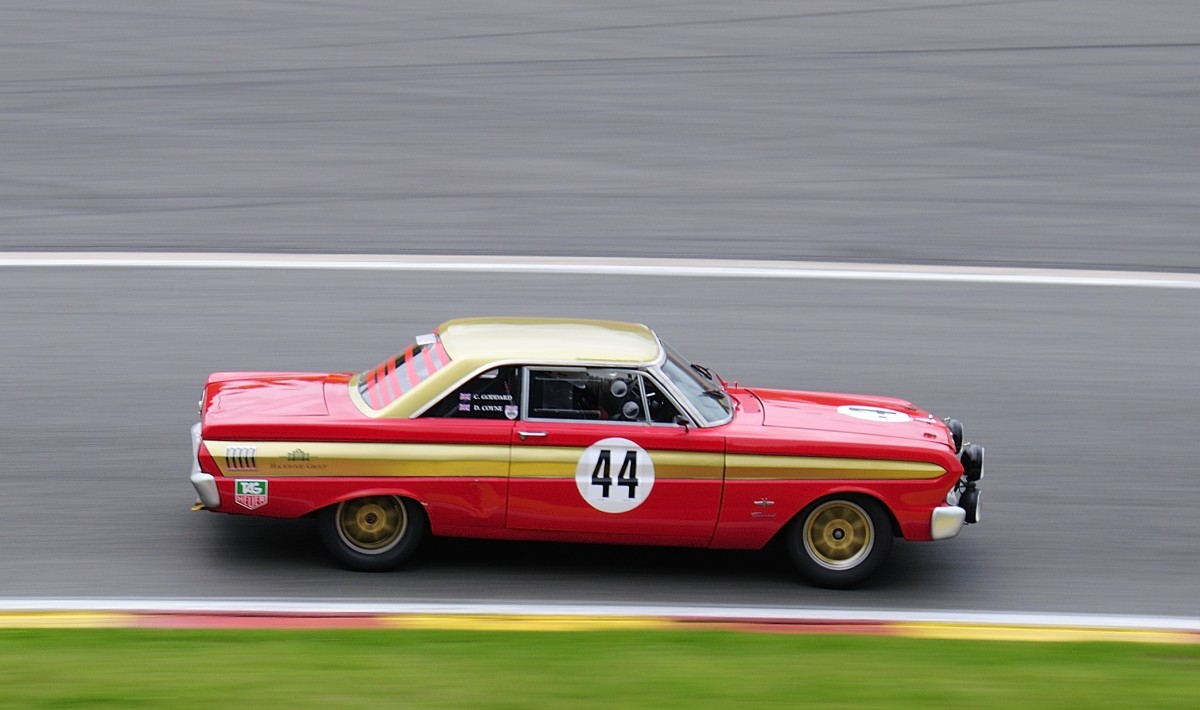 FORD Falcon Sport. Mitzieher der Nr.44, beim 6h Classic Rennen in Spa Francorchamps, am 19.9.2015