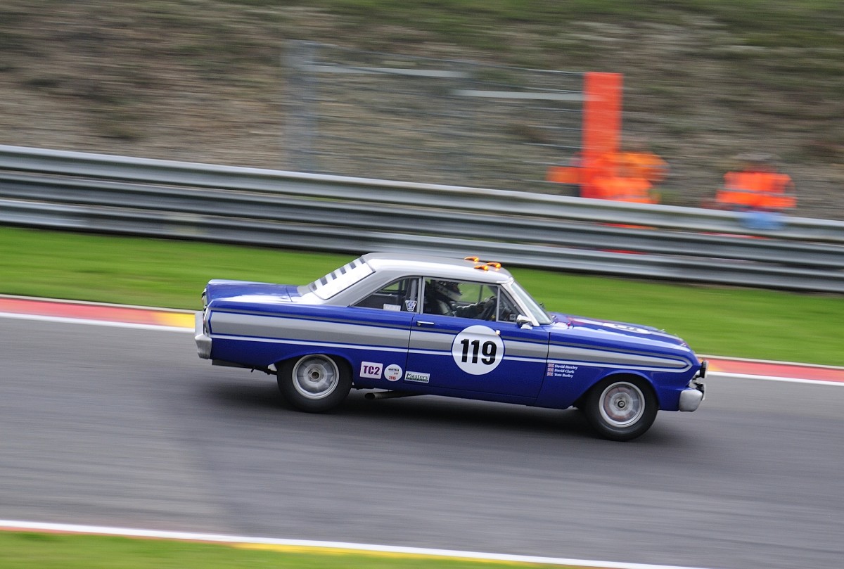 FORD Falcon Sprint. Mitzieher der Nr.119, beim 6h Classic Rennen in Spa Francorchamps, am 19.9.2015