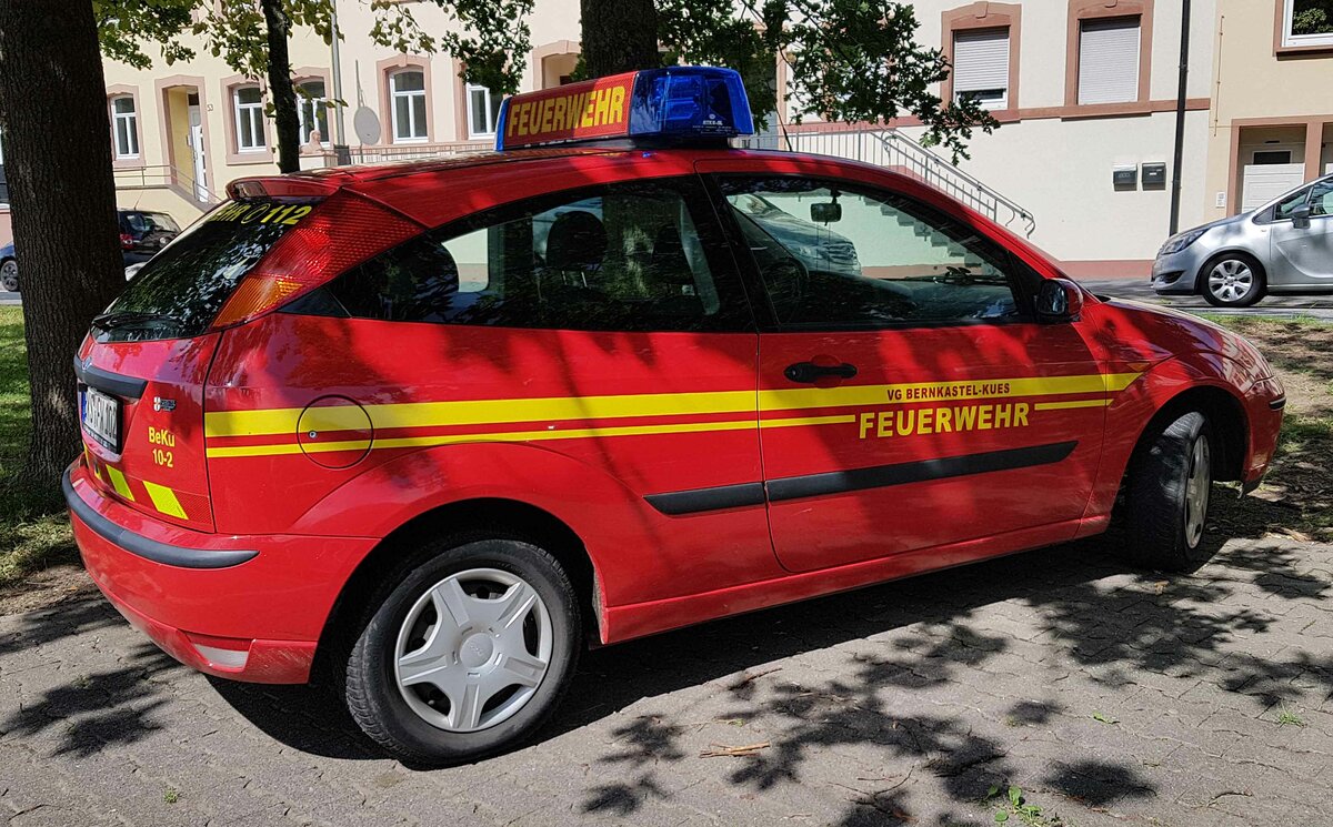=Ford Focus, Bj. 2009 - 2011, der Feuerwehr VG BERNKASTEL-KUES im August 2023