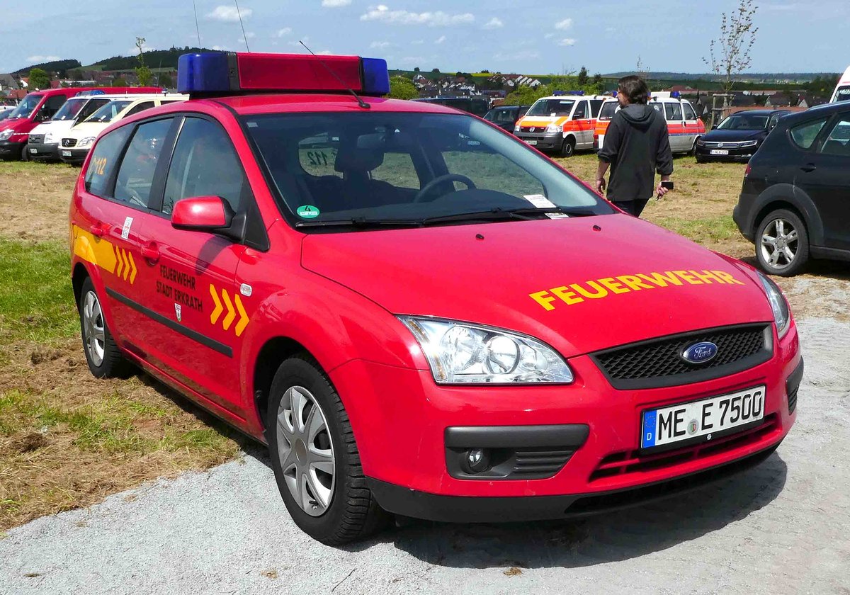 =Ford Focus der Feuerwehr ERKRATH gesehen bei der RettMobil 2017 in Fulda - Mai 2017