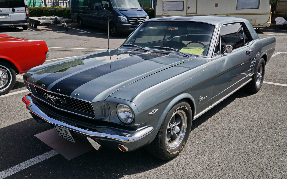 FORD Mustang Coupe. Baujahr 1966. 4728ccm und 151PS. Foto:32. Oldtimertage Berlin-Brandenburg; 13.05.2019