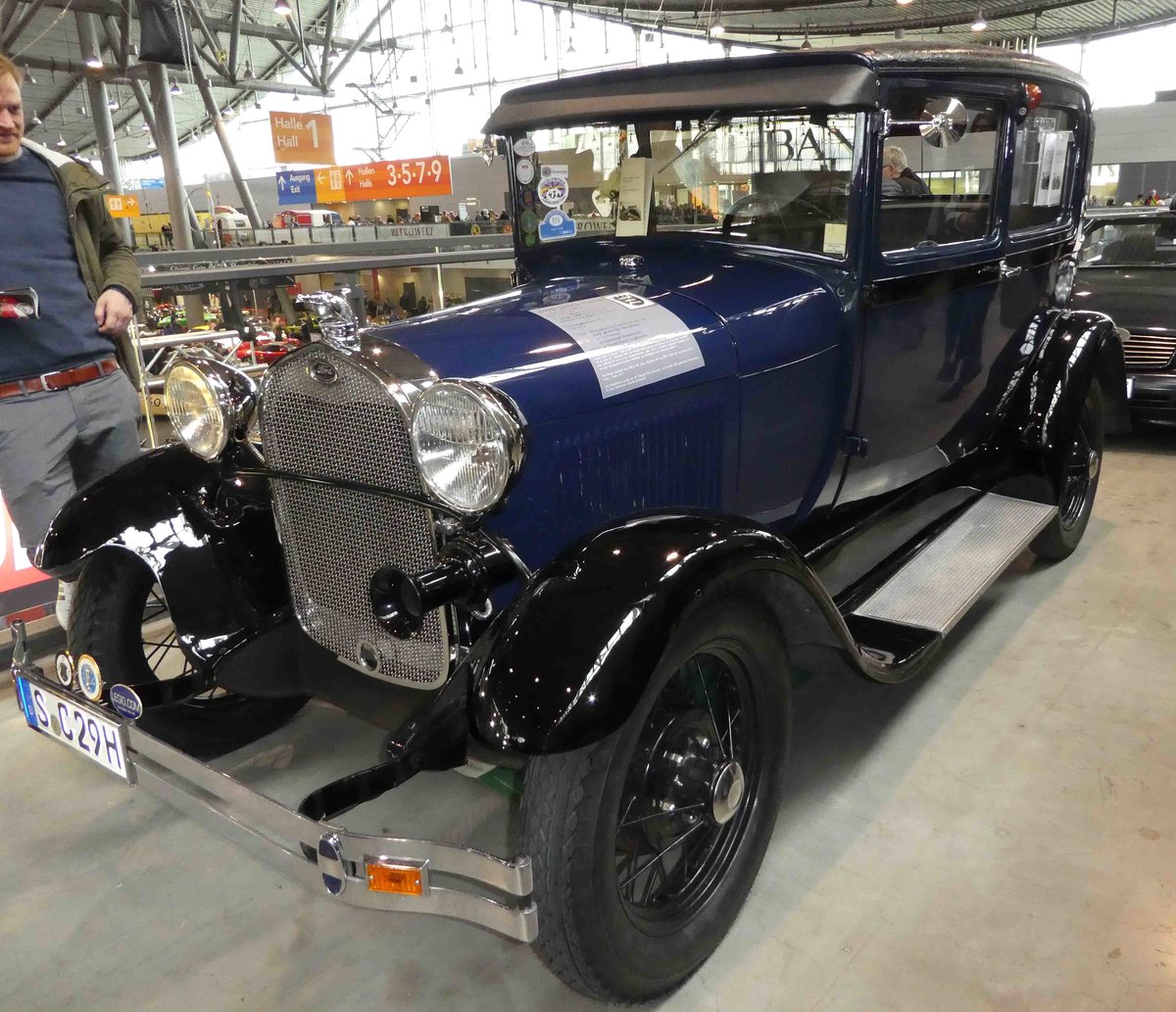 =Ford Sedan Tudor, Bj. 1929, sucht einen neuen Besitzer bei den Retro Classics in Stuttgart, 03-2019