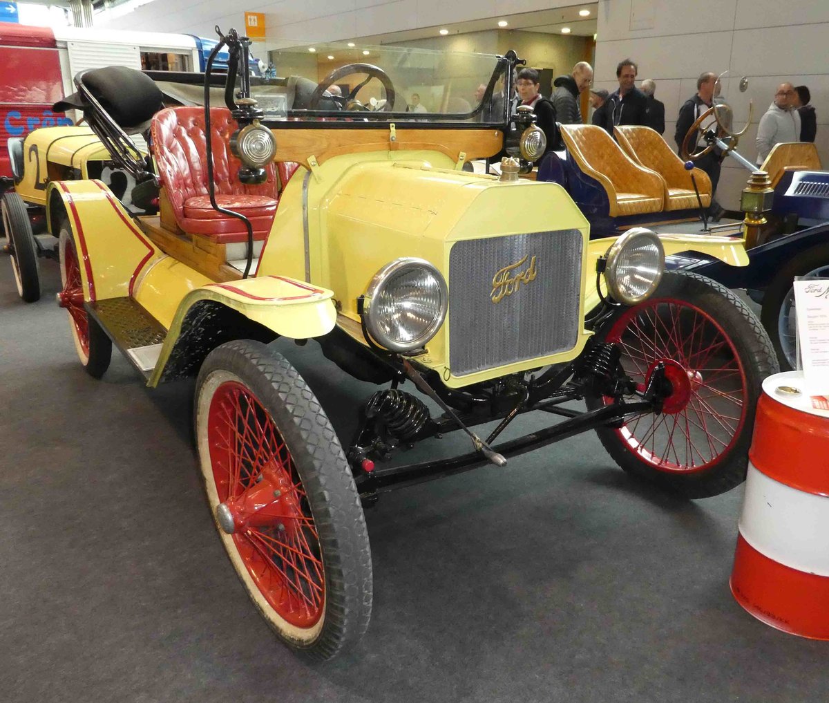 =Ford T Speedster, Bj. 1914, 2884 ccm, 20 PS, ausgestellt bei den Retro Classics in Stuttgart, 03-2019