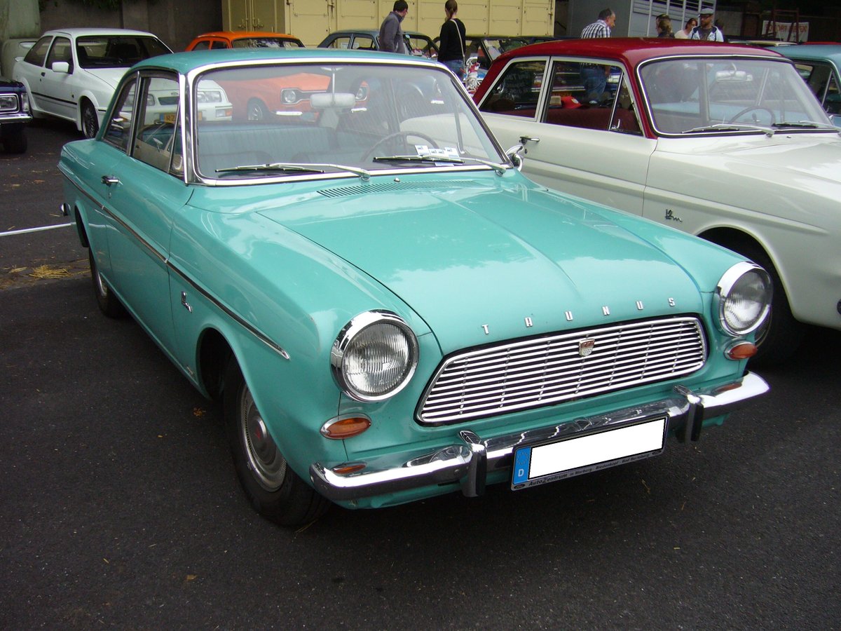 Ford Taunus P4 12M Coupe. 1963 - 1966. Classic-Ford-Event am 18.09.2016 in Krefeld.