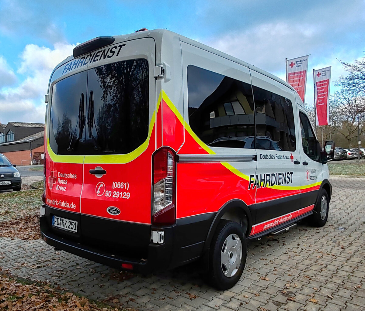 =Ford Transit als Einsatzfahrzeug des DRK KV Fulda, 11-2025