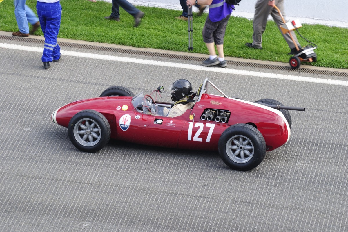 Formel 1, COOPER MASERATI Bj.1959, ccm 1914, Fahrer HART Steve (GB),beim Rennen der Historic Grand Prix Cars Association am 20.Sep. 2014 in Spa Francorchamps