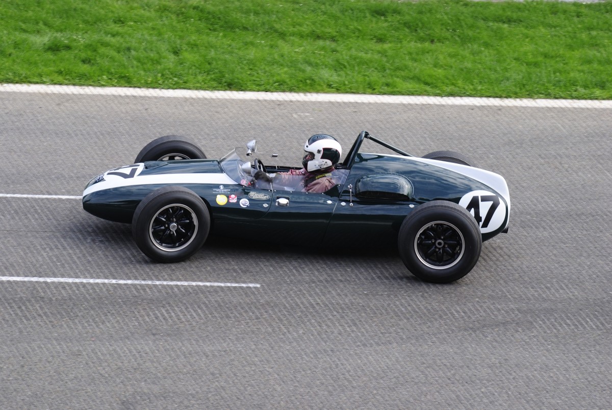 Formel 1, COOPER T45, Bj.1958, ccm 2000, Fahrer JOLLIFFE Brian (GB), beim Rennen der Historic Grand Prix Cars Association am 20.Sep. 2014 in Spa Francorchamps