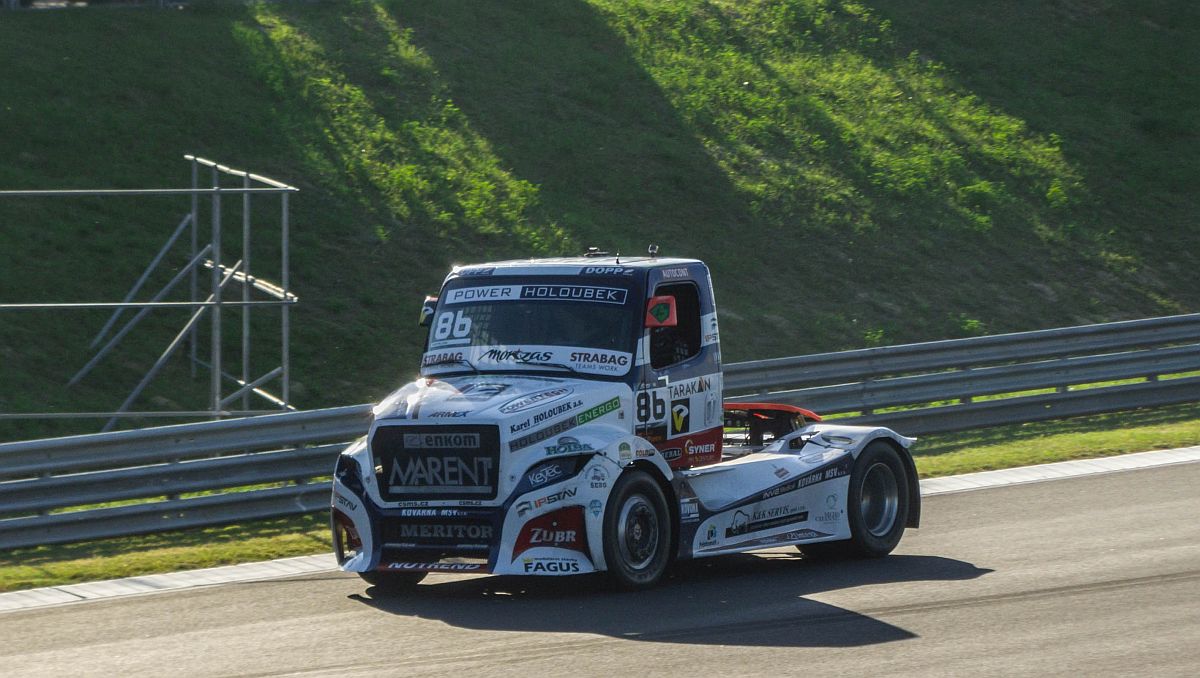 Freightliner Renn-LKW. Foto: ETRC (European Truck Racing Championship) Rennen auf dem Hungaroring am 28.08.2016