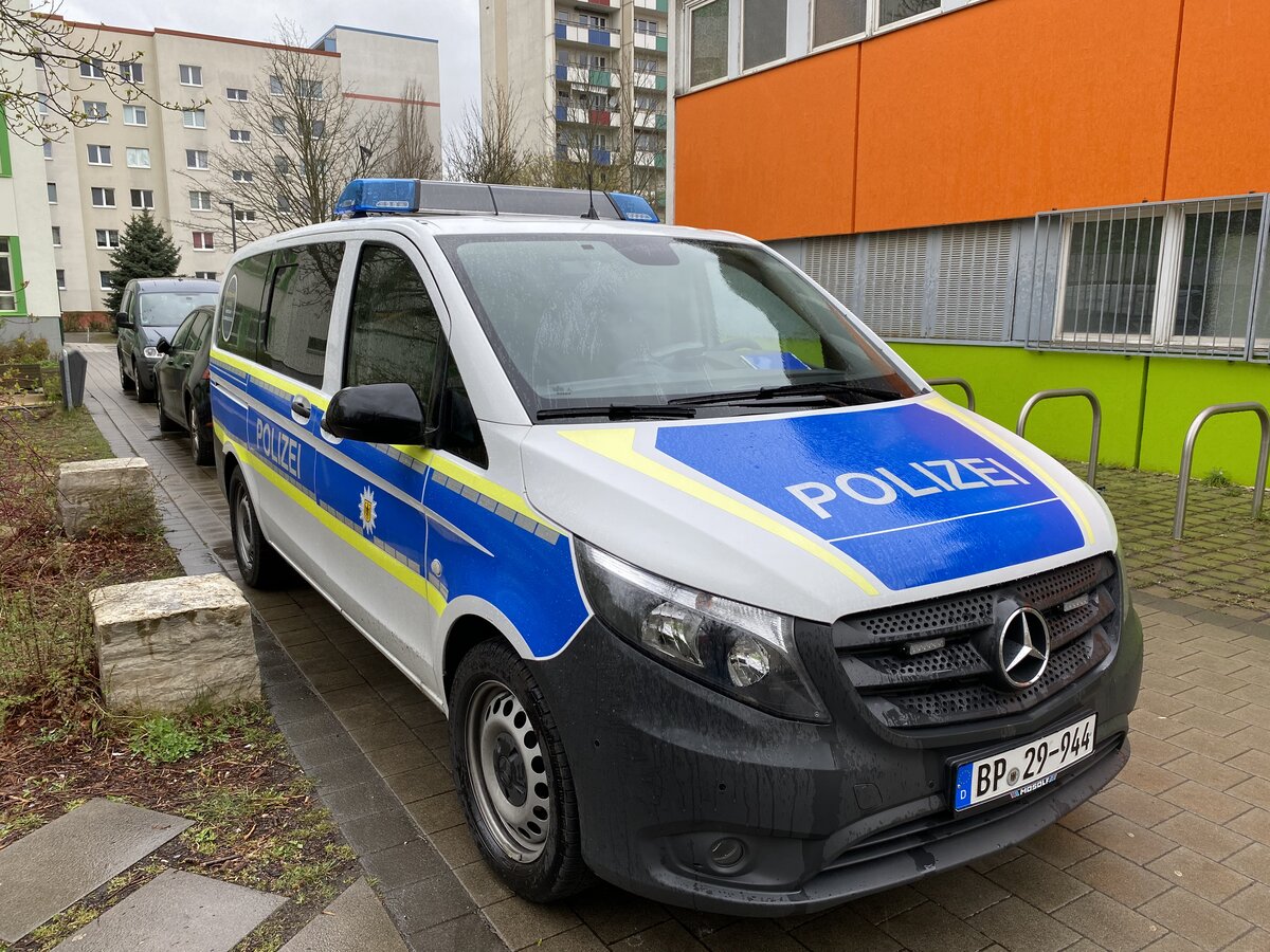 Funkwagen der Bundespolizei Berlin auf MB Vito- Basis am 07.04.2022