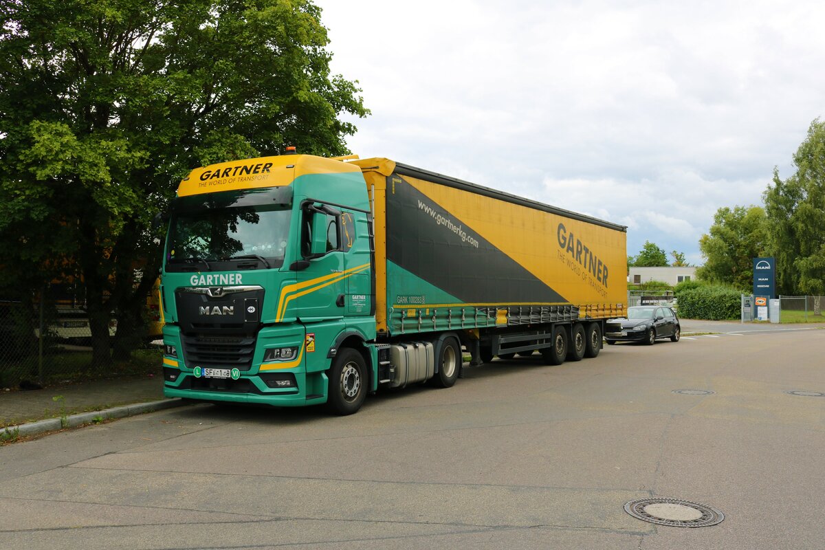 Gartner MAN TGX am 16.08.21 in Hanau