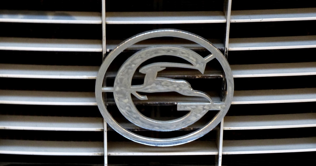 Georgoire, Khleremblem, die franzsische Autofirma bestand von 1956-72, Jan.2014