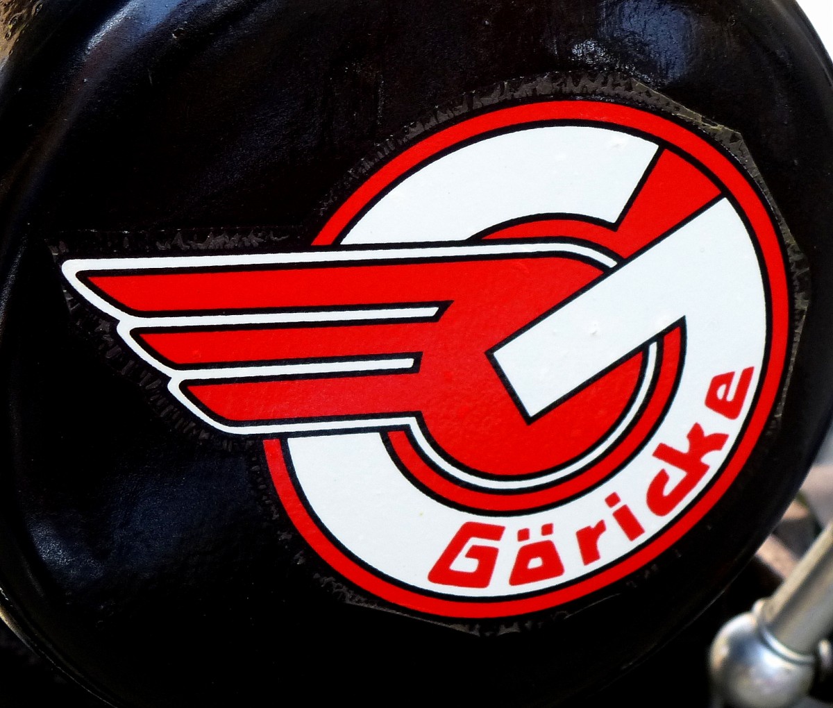 Gricke, 1874 gegrndeter bedeutender Fahrradhersteller mit Sitz in Bielefeld, ab 1903 Motorradproduktion, 1964 von den Pantherwerken bernommen, Aug.2014