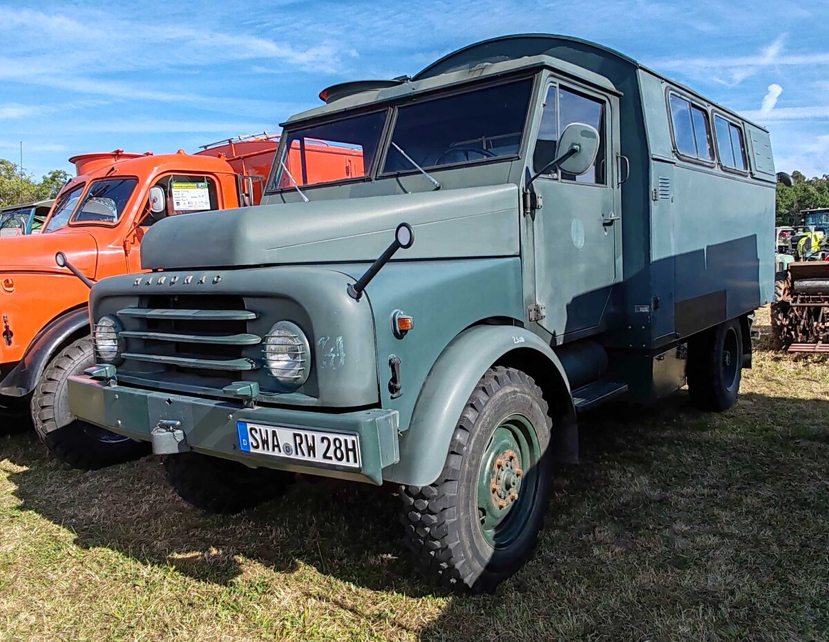 =Hanomag AL 28, ausgestellt bei der Oldtimerausstellung der OLDTIMERFREUNDE OHMTAL in Dannenrod, 09-2025