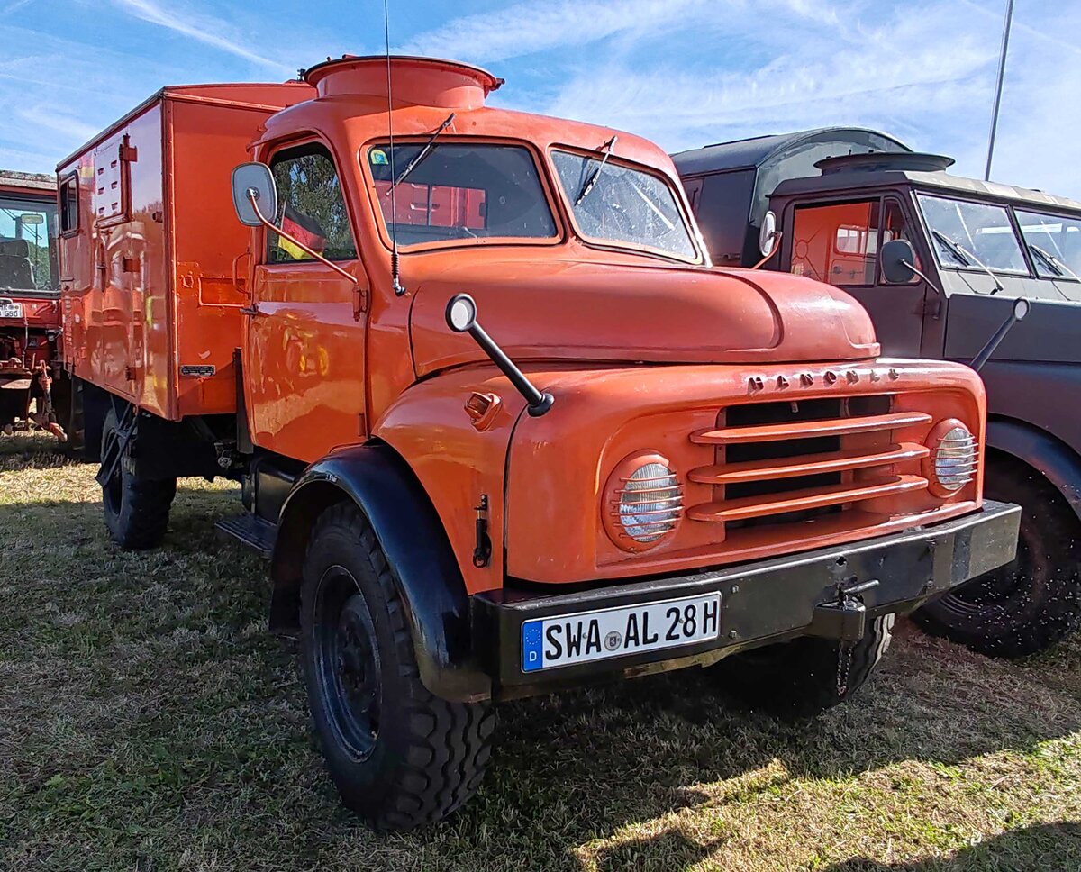 =Hanomag AL 28, ausgestellt bei der Oldtimerausstellung der OLDTIMERFREUNDE OHMTAL in Dannenrod, 09-2025