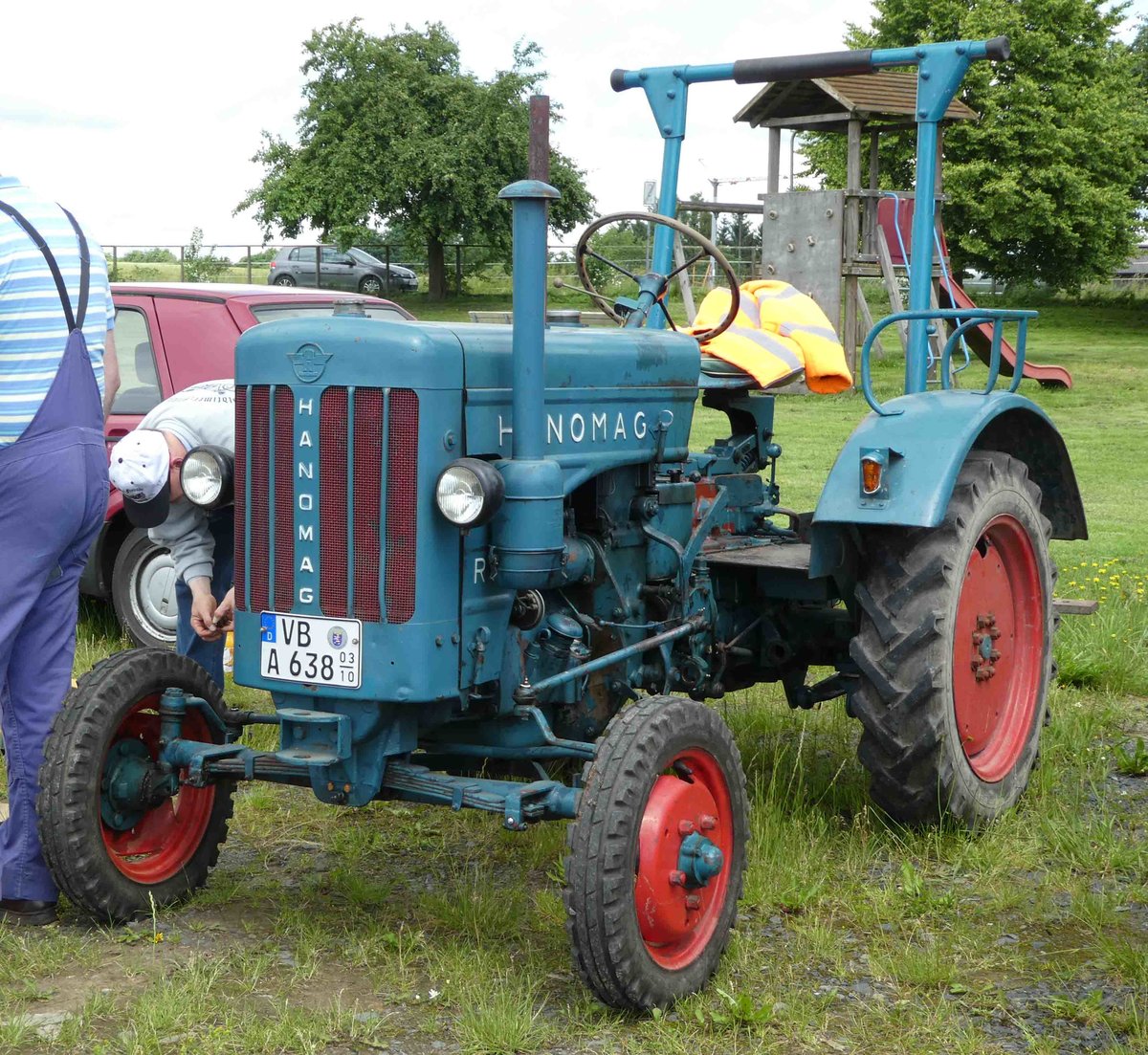 =Hanomag R 16, ausgestellt bei den Motorrad-Oldtimer-Freunden Kiebitzgrund im Juni 2016
