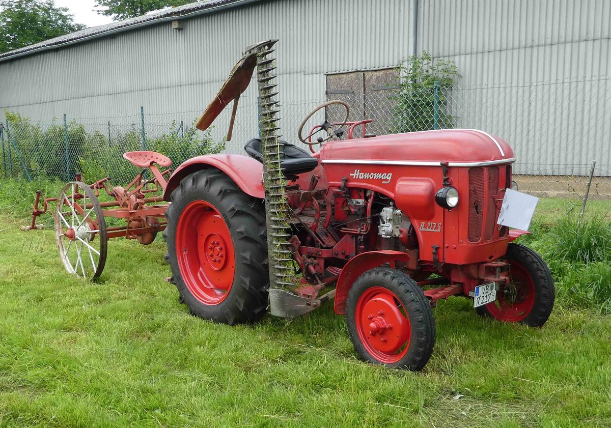 =Hanomag R 217 S, ausgestellt bei der Oldtimeraustellung vom Landmännerverein Bermuthshain im Juni 2019