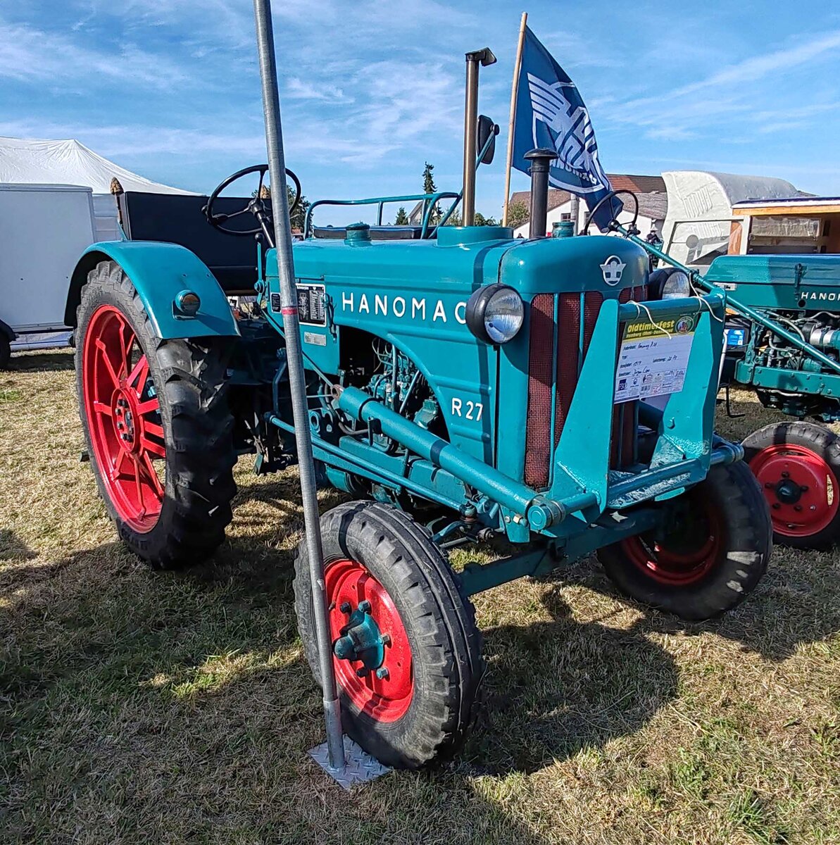=Hanomag R 27, gesehen bei der Oldtimerausstellung der OLDTIMERFREUNDE OHMTAL in Dannenrod, 09-2025