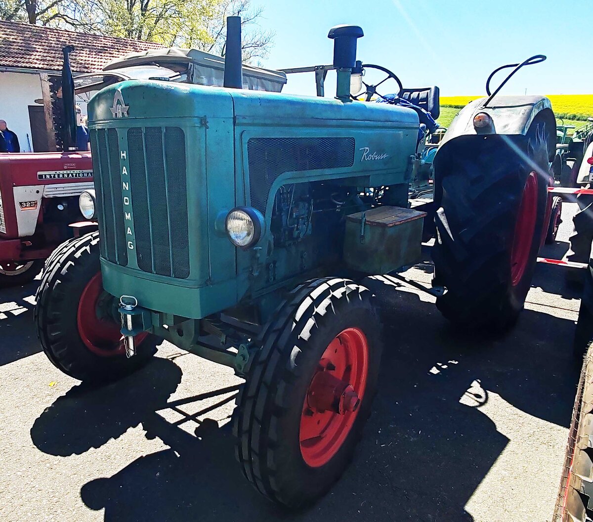 =Hanomag Robust, gesehen bei der Oldtimerschau in Wasenberg, 05-2025