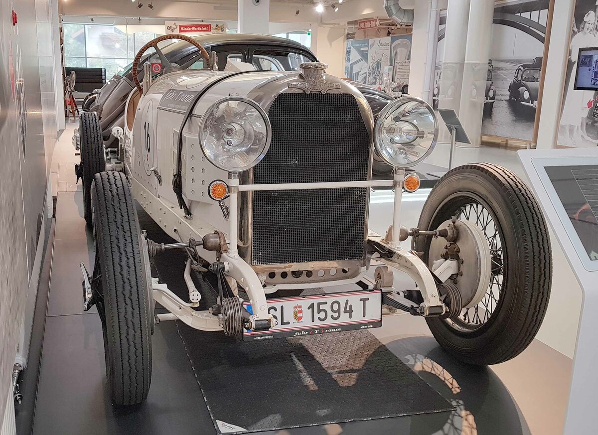=Hans Stuck ADM-R Rennwagen, Bj. 1929, 2998 ccm, 100 PS, steht im Museum  fahr(T)raum - Ferdinand Porsche  in Mattsee/Österreich, Juni 2022