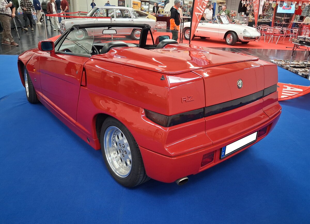 Heckansicht eines Alfa Romeo RZ. Techno Classica Salon in Dortmund am 25.09.2026.
