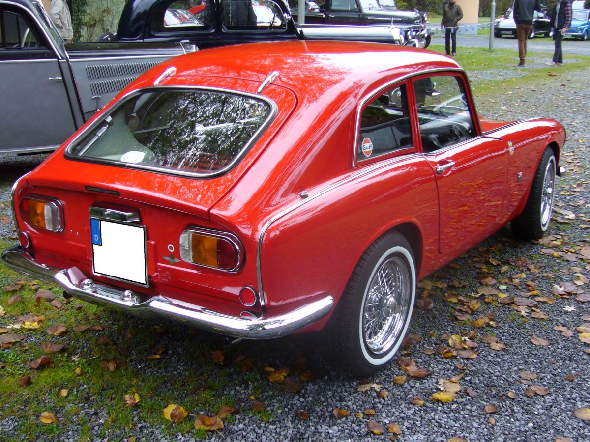 Heckansicht eines Honda S800 Coupe. 1966 - 1971. Oldtimertreffen am Schwarzwaldhaus im Neandertal am 26.10.2014.