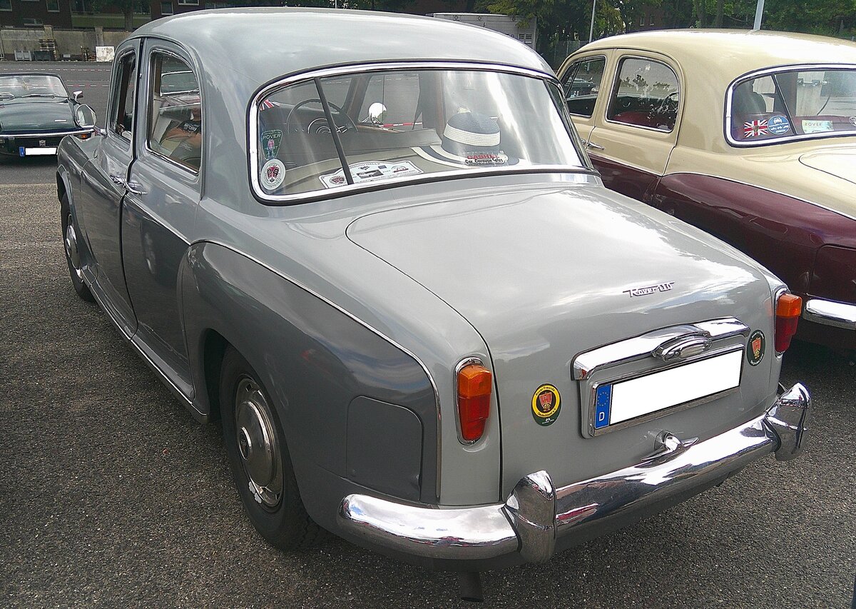 Heckansicht eines Rover P4 110 aus dem Jahr 1964. 10. BCMM ( B ritish C ar M otorcycle M eeting) am 19.07.2026 an Mo´s Bikertreff in Krefeld.