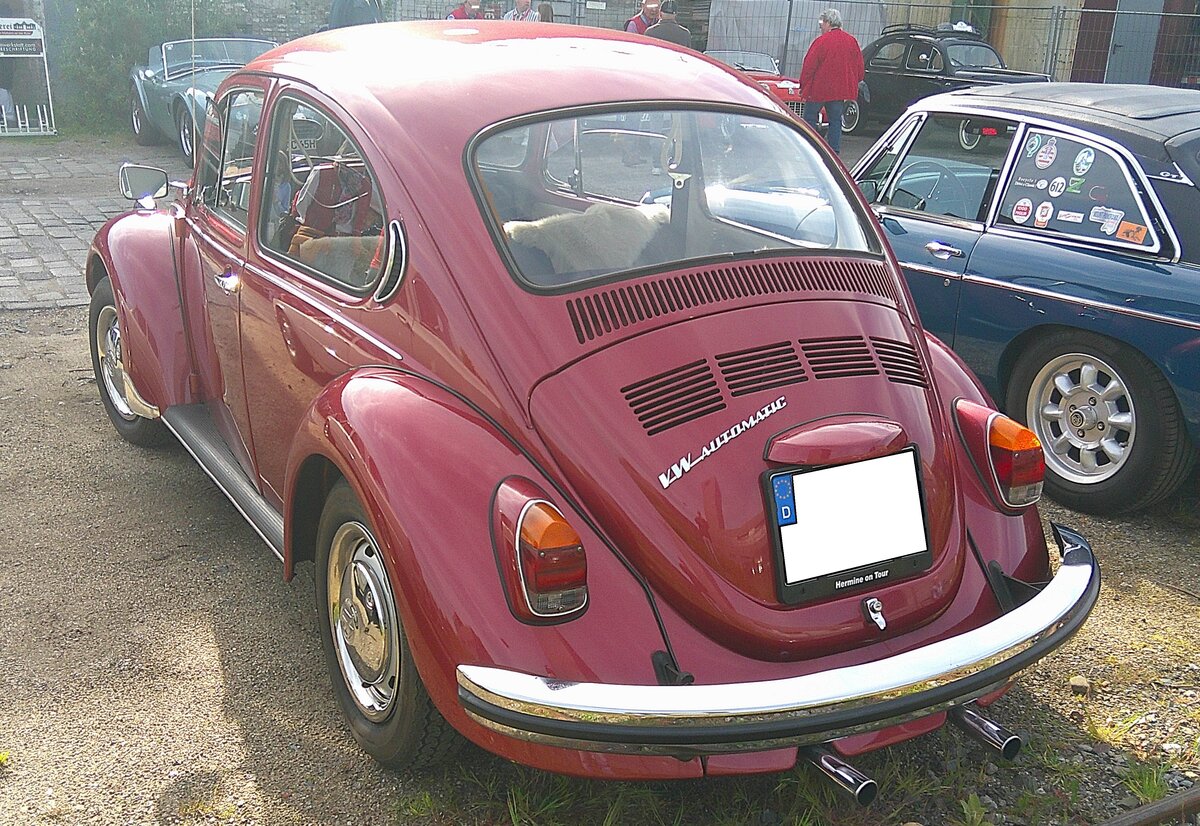 Heckansicht eines VW Typ 1  K�fer  aus dem Jahr 1971. Sammelplatz zur Landpartie des AMC M�lheim/Ruhr am 03.05.2026.