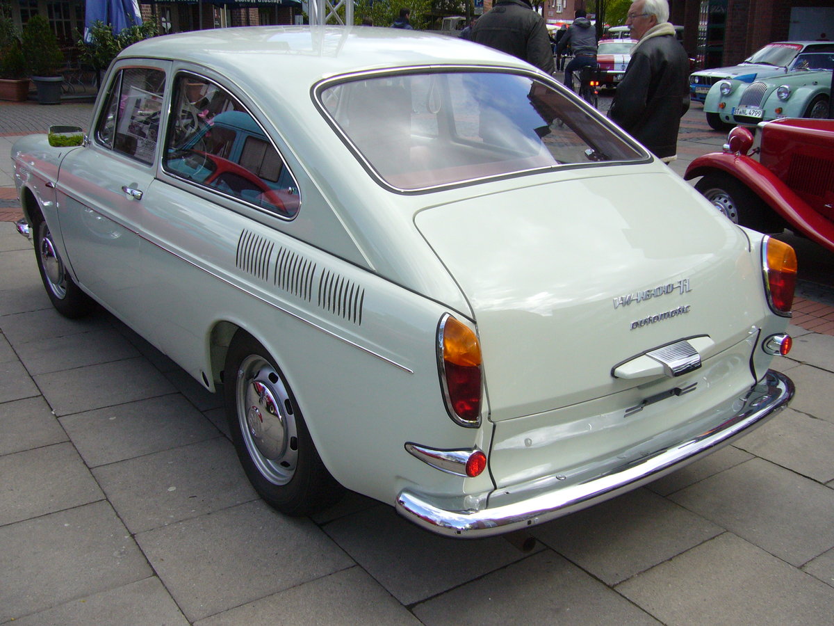 Heckansicht eines VW Typ 3 1600 TL. 1965 - 1969. Ibbenbüren brummt, am 23.04.2017.