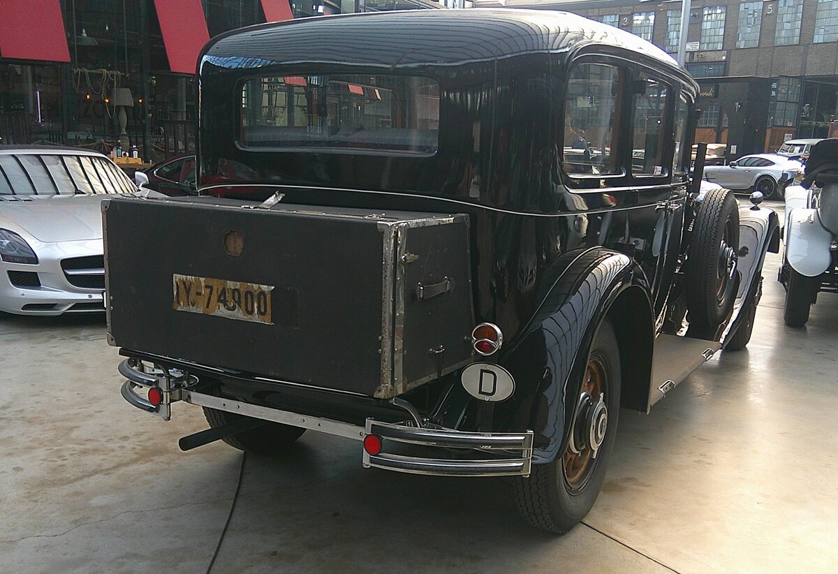 Heckansicht einer Mercedes Benz W07 770 Pullman Limousine. Classic Remise D�sseldorf am 26.08.2025.