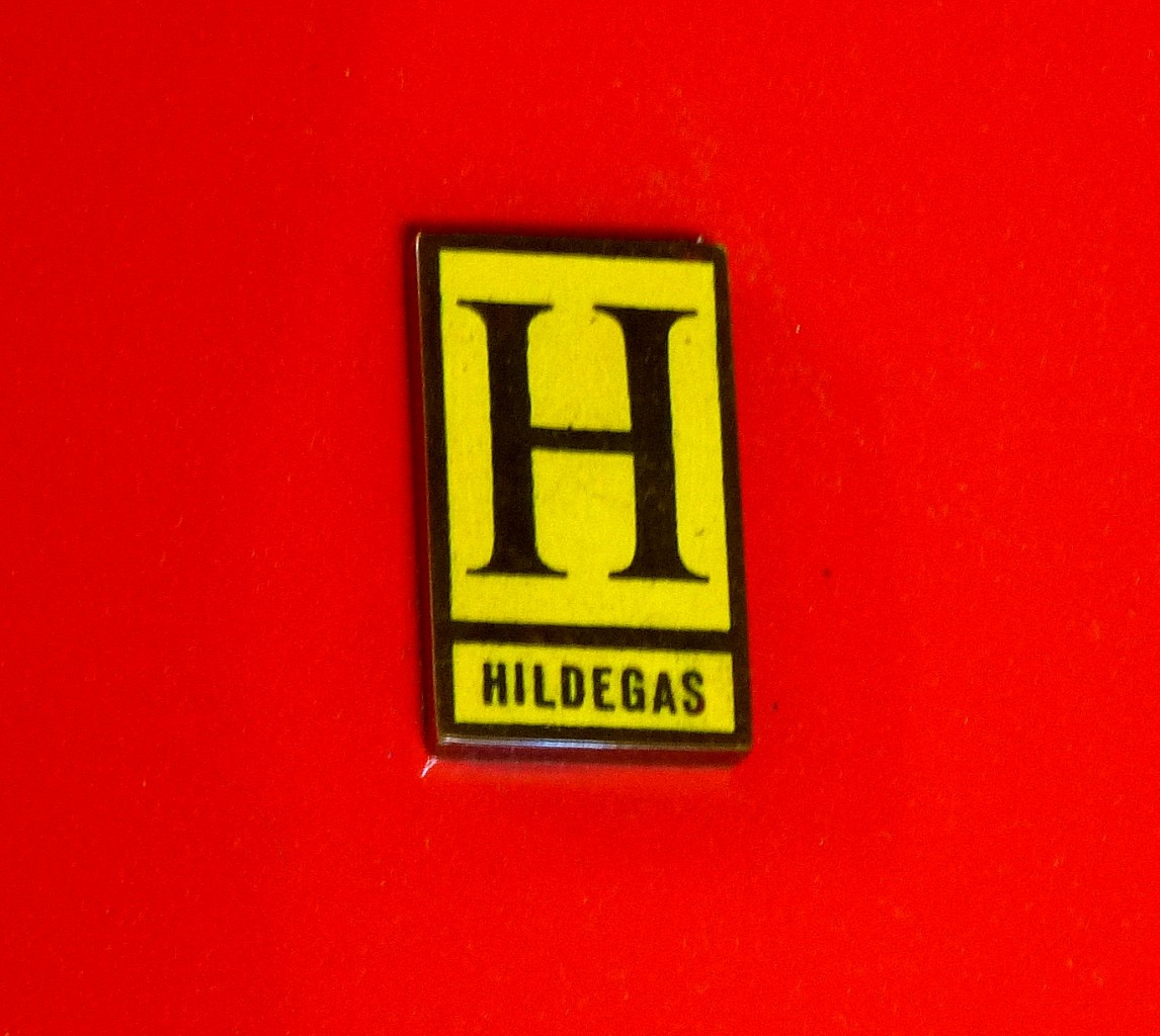 Hildegas, Khleremblem am  Formula SS , Baujahr 1959, der US-amerikanische Hersteller baute Autos fr die Rennen in Indianapolis, Jan.2015 