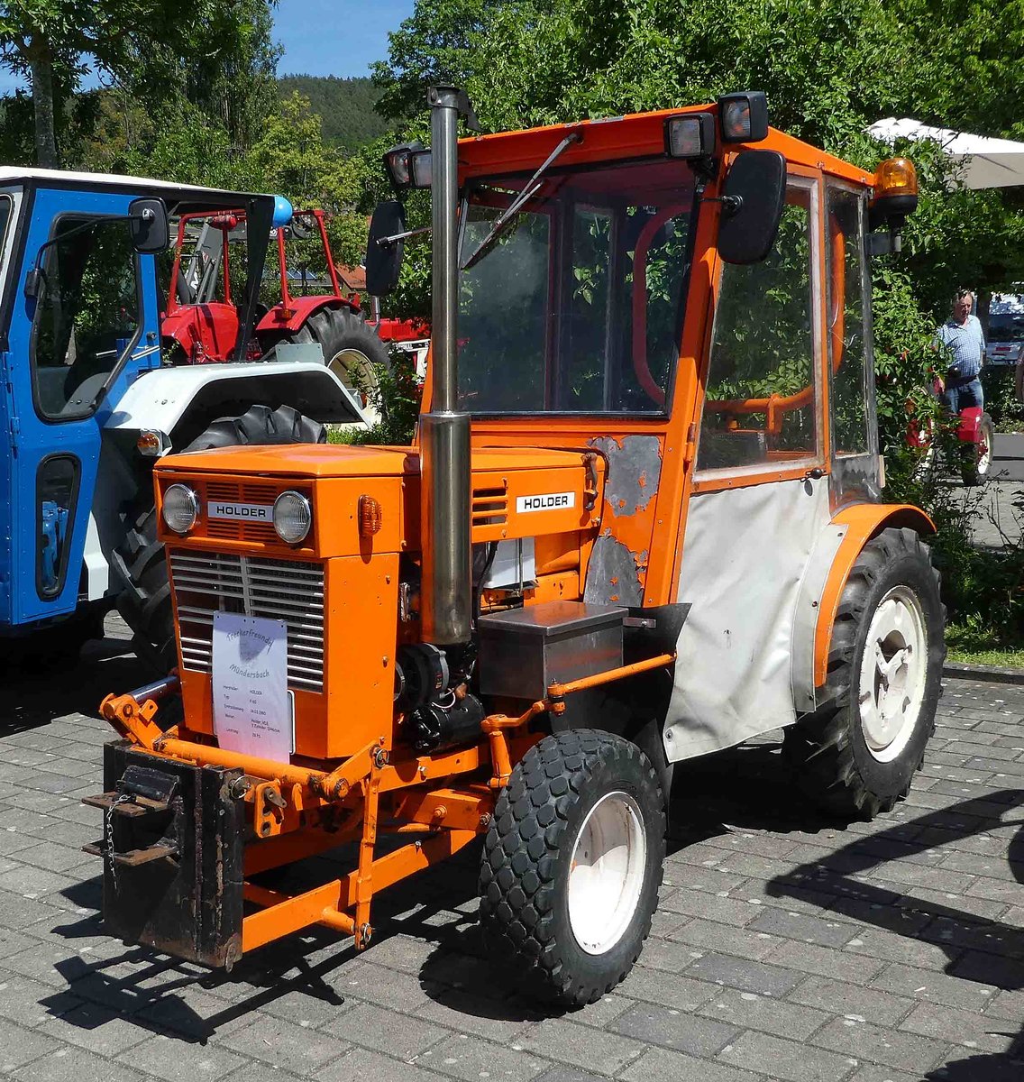 =Holder P 60, ausgestellt bei der Traktorenaustellung der Fendt-Freunde Bad Bocklet im Juni 2019