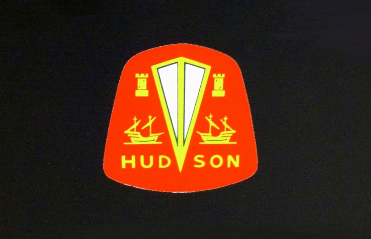 Hudson Motor Car Company, Firmenlogo der US-amerikanischen Firma, bestand von 1909-57, Dez.2014