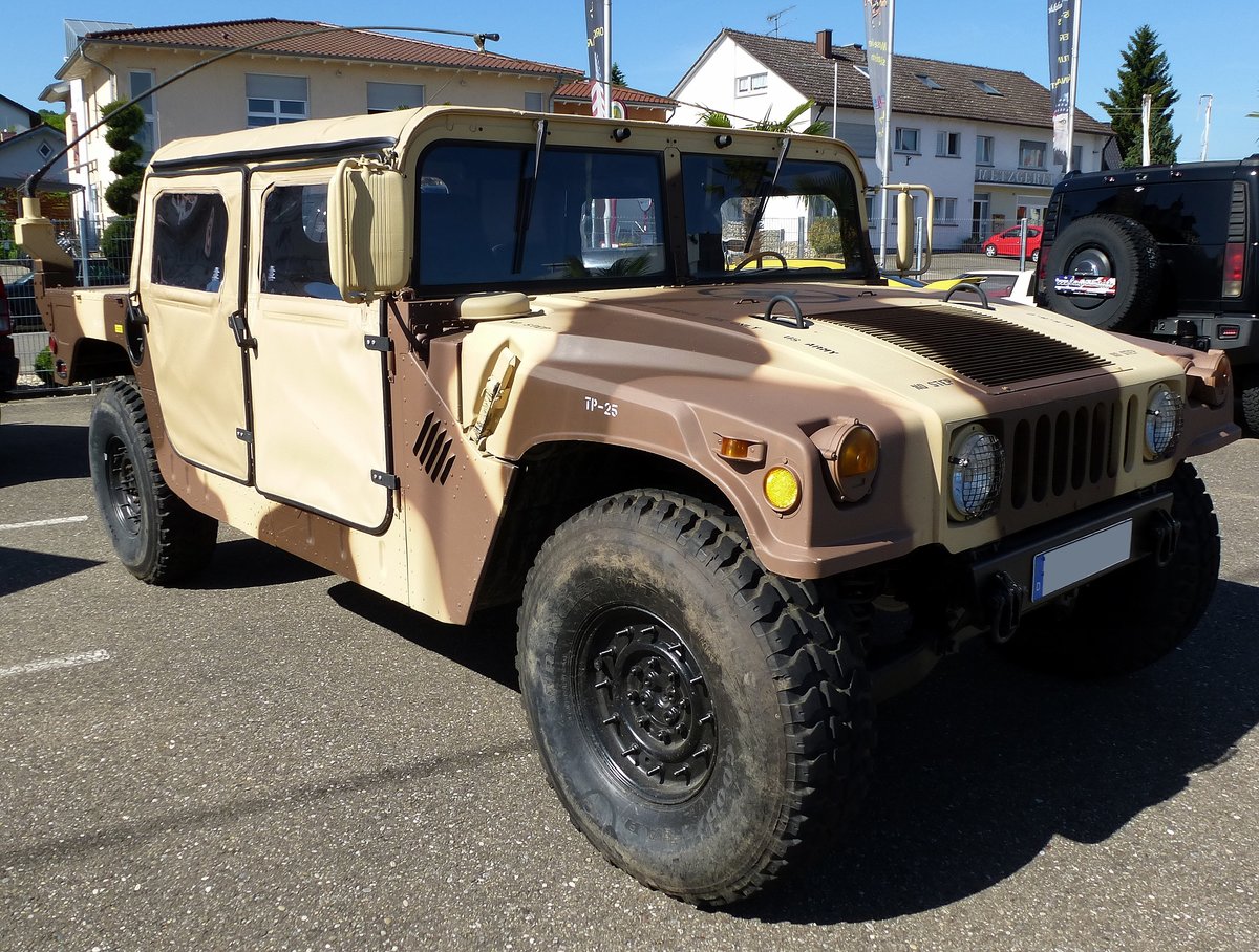 Hummer, US-amerikanischer Gelndewagen fr militrische Zwecke, Juni 2017