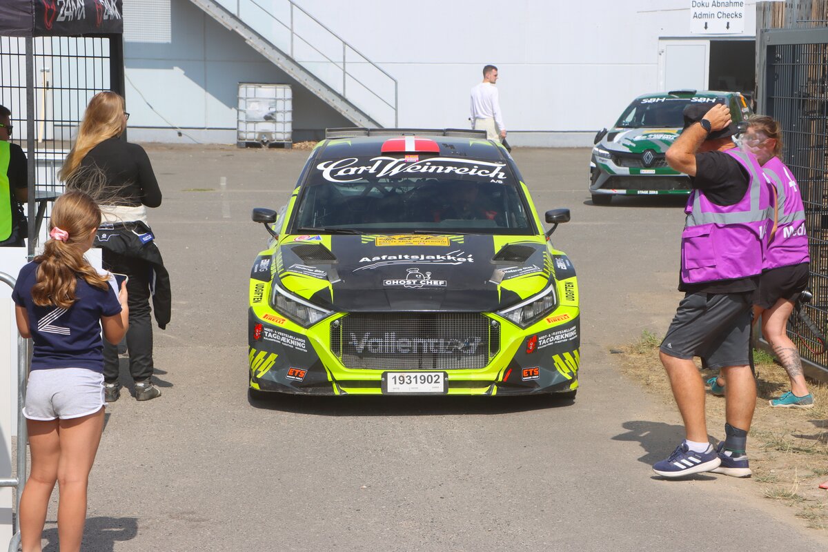 Hyundai I20 Ralley am 02.08.26 in Wittlich im Fahrerlager der ADAC Ralley Mittelrhein 
