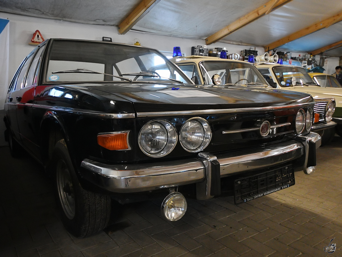 Im DDR-Museum Dargen ist dieser Tatra 613 ausgestellt. (August 2021)