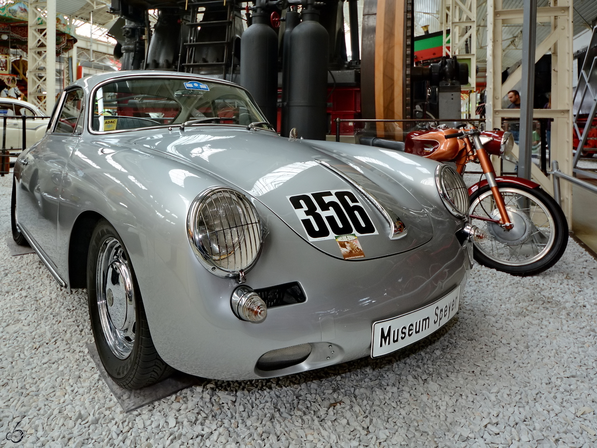 Im Technik-Museum Speyer steht dieser Porsche 356. (Mai 2014)
