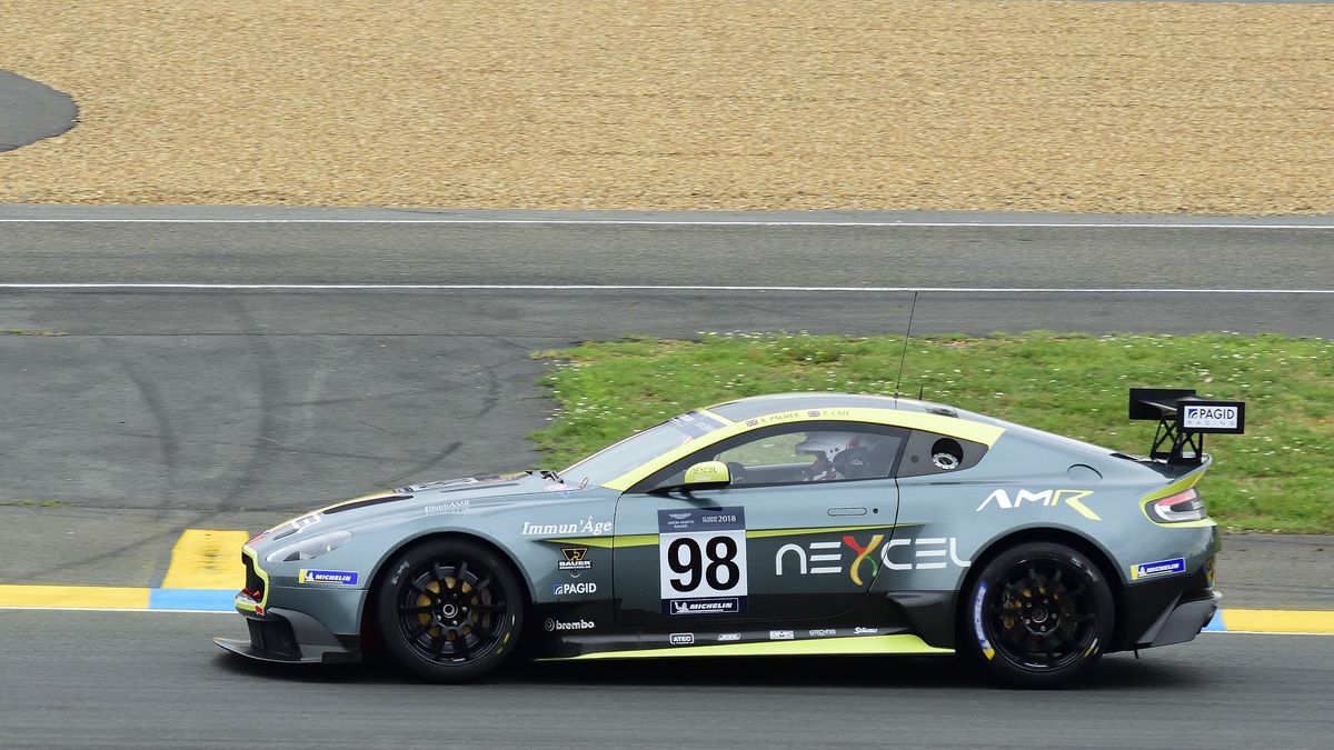 INV – GT8, Nr.98, Aston Martin Vantage von Aston Martin Performance Centre,  MICHELIN ASTON MARTIN RACING LE MANS FESTIVAL  auf dem Circuit des 24 Heures du Mans am 14.6.2018