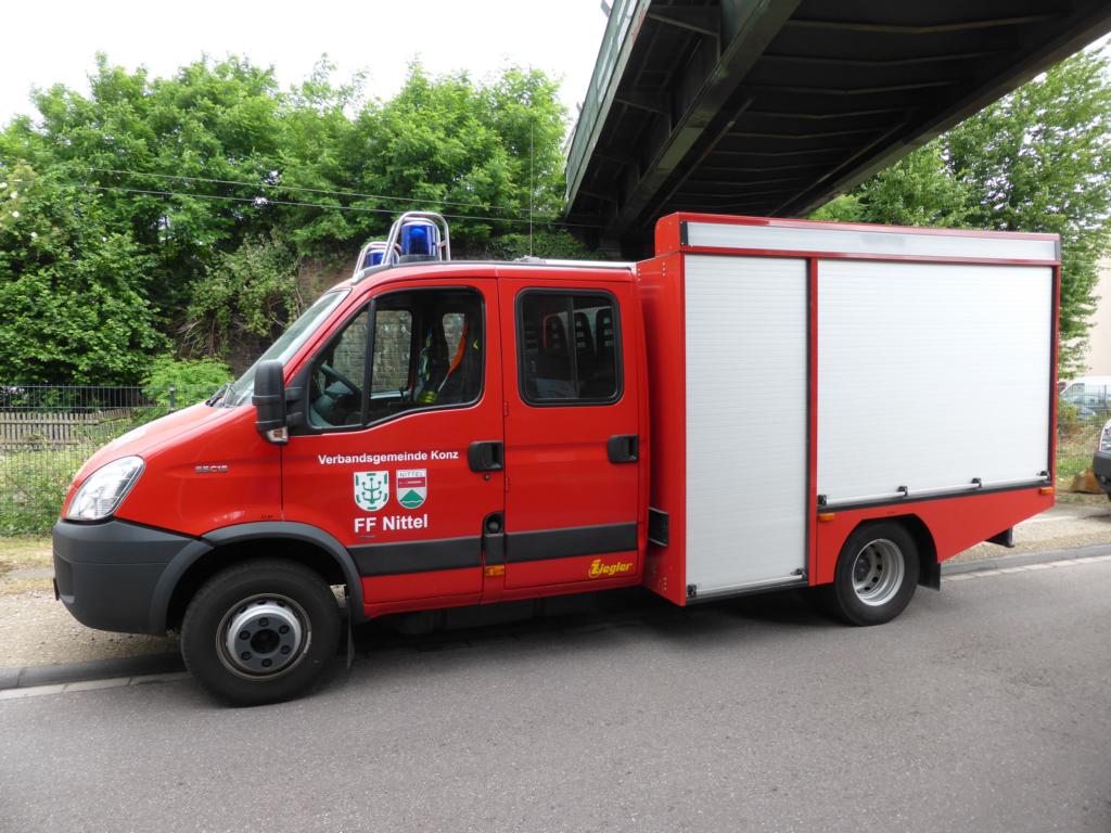 Iveco 65 C15 TSF-W der Freiwilligen Feuerwehr Nittel beim Tag der offenen Tür der Feuerwehr Konz am 13.06.2015