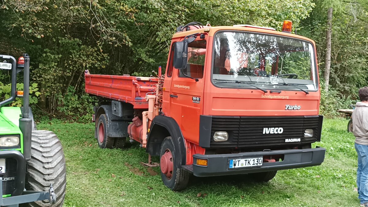 Iveco 90 13 am Oldtimertreffen Hasel am 25.9.22 